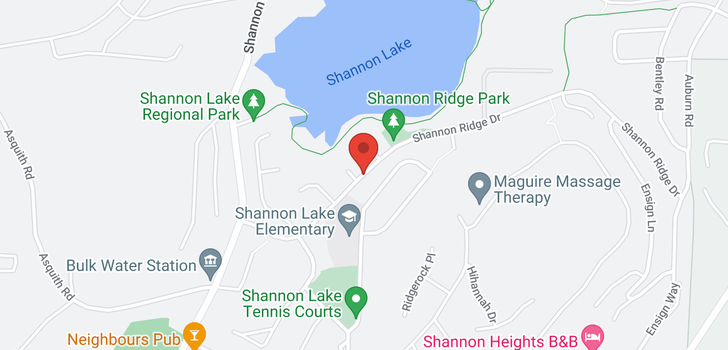 map of 2353 Shannon Ridge Drive